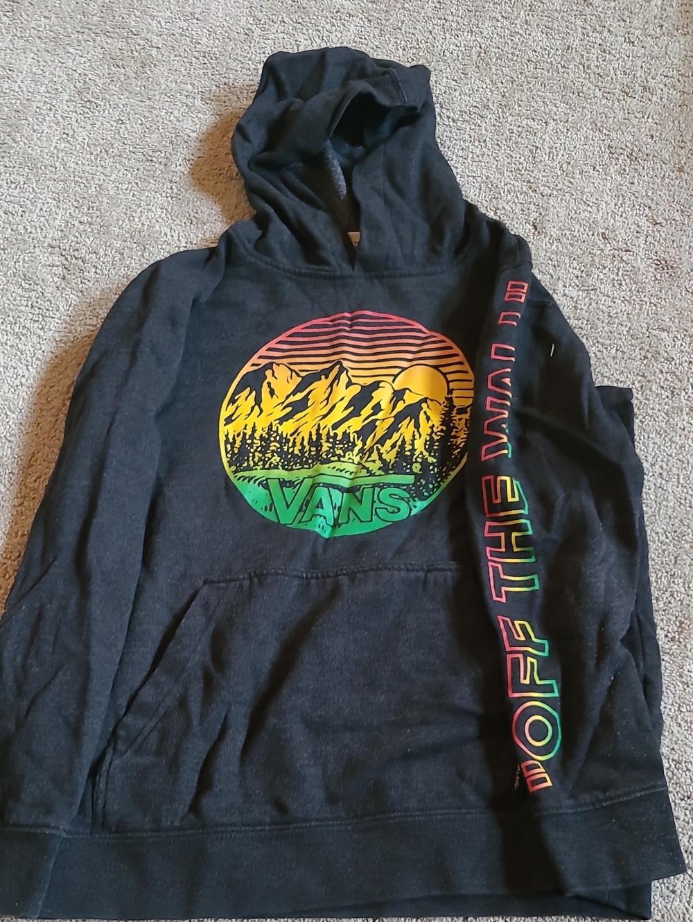 Boys Vans Hoodie Medium
